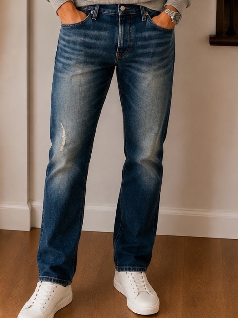 Men's Classic skinny Fit Blue Jeans Calvin Klein